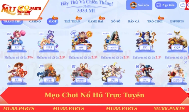 Mẹo chơi nổ hũ