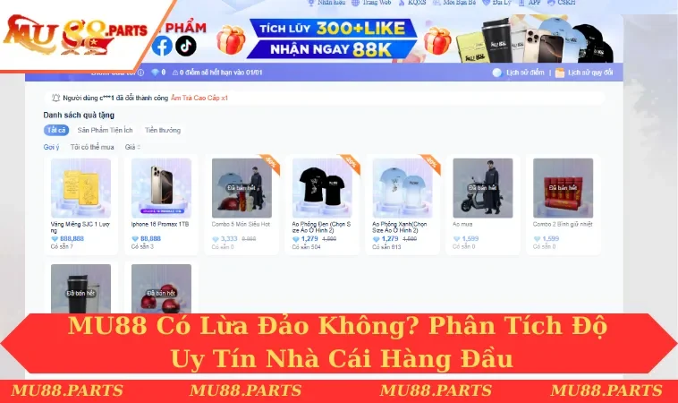 MU88 Có Lừa Đảo Không